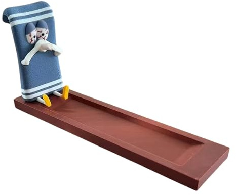Towelie Servietsky Räucherstäbchenhalter, Räucherstäbchenhalter für Stäbchen, handgefertigter Räuchergefäßhalter, realistisches Handwerk, Heimdekoration, am besten für Meditation, Yoga, Zuhause, Büro
