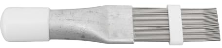 Glomora rostfritt stål luftkonditioneringsbink, AC -kondensor Fin Rättare rengöringsmedel förångare Radiator Fin Rengöringsverktyg Vit 140x23x25mm