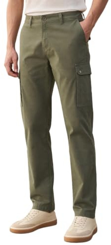 NOBERO Fritidsbyxor för män, Militärgrön, 3XL