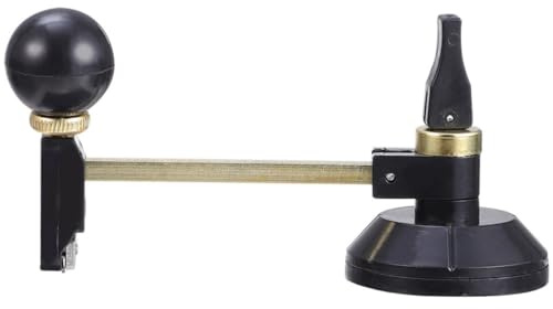 BCOATH Compasso per Taglio Vetro Nero, Diametro 400mm, Metal Alloy | Apertura Foro Cappa e Tracciatura Circolare su Glass, Scala Chiara, Resistente alla Ruggine