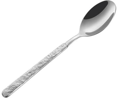 Outanaya Cucchiaini da Caffè Vintage in Acciaio Inossidabile Argento, Resistenti alla Ruggine e Comodi da Tenere, per Apparecchiature da Tavola e Uso Domestico