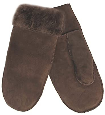 Lekra Lammfell Fausthandschuhe kuschelig warm aus echtem gewachsenem Lammfell