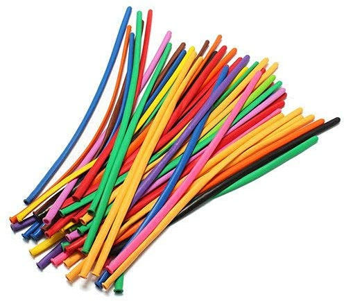 200Pcs/Lots 18cm Magic Thickening Latex Long Balloon Wholesale Braided Art Twisting Modelling for Birthday Wedding Party Supplies Festival Decorations, Color Random