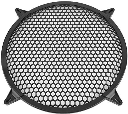 Speaker Cover, 12inch Car Audio Subwoofer Circle Grill Mesh Sub Woofer Circular Protector Cover Modification Protect Guard Black