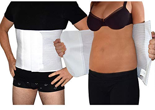BODYPERFECT Ceinture Abdominale Post-Partum Réglable Bande de Soutien Ventre Après Accouchement, Gainage et Compression Abdominale, Confortable et Respirante, Récupération Post-Opératoire