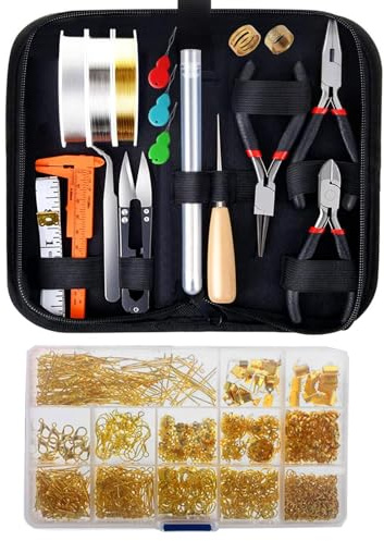 XUTONG Schmuckherstellungsset - Bohème Schmuck DIY Kit für Erwachsene - 24000 Glasperlen, Werkzeuge & Zubehör - Schmuckset für Schmuckherstellung und Reparatur