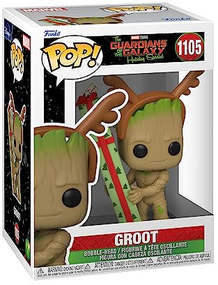 Funko POP! Marvel: Guardians of the Galaxy Holiday Special - Groot | Offizieller Fanartikel und Merch - Vinyl Sammelfigur als Regal Deko - Geschenkidee zum Geburtstag für Fans und Sammler