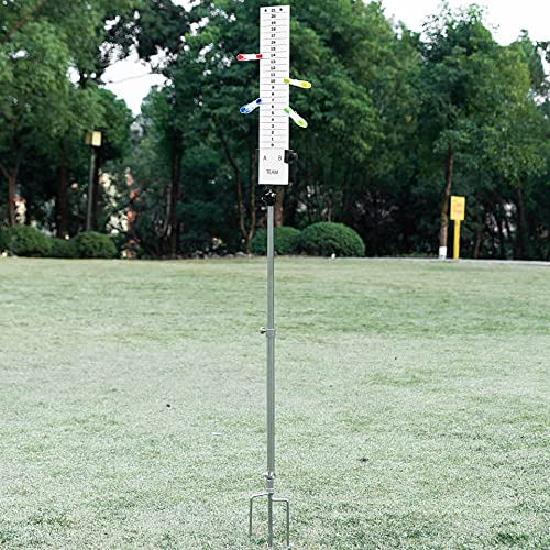 New Valley Walber Simple Score Keeper with Stainless Steel Holder for Cornhole Game, Easy to Assemble