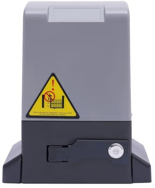 Soudesileim Schiebetorantrieb Torantrieb Set, Antrieb Toröffner für 1200kg Schiebetore,Garagentorantrieb mit 2 Fernbedienung (Schiebetoröffner mit 6 * 1M Schienen, 550w)