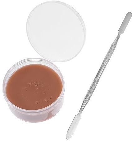 KAILIKETIY 2piezas Cera De Maquillaje Especial De Espátula Para Heridas Falsas y Cicatrices Para Halloween y Maquillaje Teatral