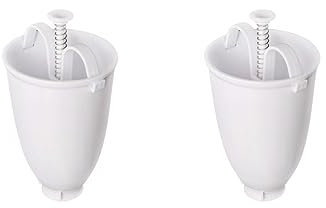 Lot de 2 moules à beignets en plastique portable pour fabrication de pâte à modeler