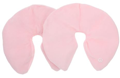 Kühlgelkissen 1 Paar aus Gel, Pvc und Stoff für Stillende Mütter | Rosa, Wiederverwendbar, 1 Paar, zur Anwendung bei Brustbeschwerden, mit Kühl und Wärmefunktion