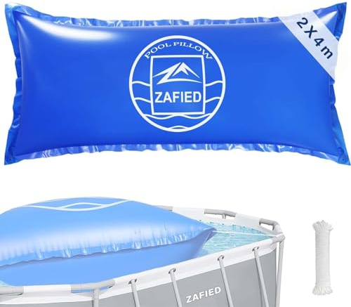 Poolkissen Winter, 2x4M Pool Luftkissen Pool Polster Pool Abdeckung Hochwertige Materialien bis -25°C Doppelnaht Schwimmbadzubehör Pool Kissen für Winterfeste Poolabdeckung Schutz