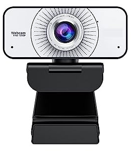 VXDEFP Webcam Webcam Full HD 1080P Mise Point Manuelle avec Microphone Prise USB for Ordinateur PC for conférence, Diffusion en Direct