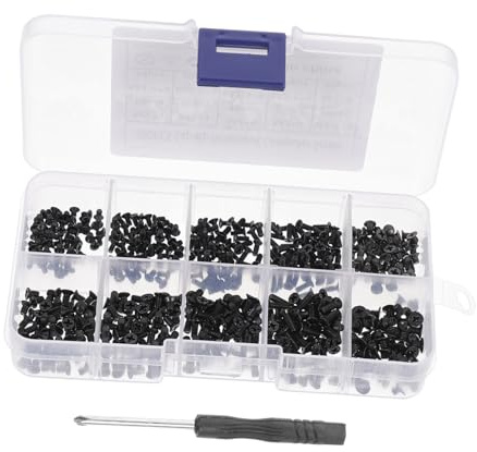 LIGIGWASH Vis Ordinateur Acier Au Kit De Vis Pour Ordinateur Portable à Tête Plate De Rechange Pour