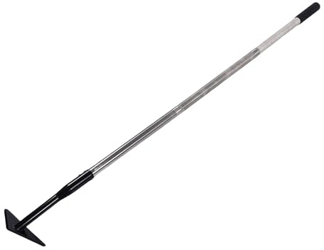 TOPINCN Zappa da Giardino con Manico Lungo, Pratico Zappa per Utensili Manico Regolabile in Acciaio Inossidabile 75-145 Cm Lunghezza Regolabile per Diserbo Coltivazione Piantagione