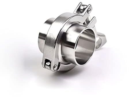 Morsetto con cappuccio terminale saldato, Set di raccordi a morsetto triangolare in acciaio inossidabile SS304 da 12,7 mm a 108 mm(12.7mm Ferrule 25.4)