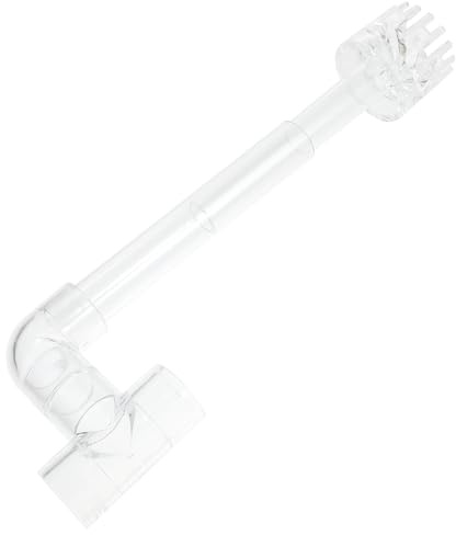 ibasenice Procesador para Eliminar Película de Aceite de Acuario, Filtro Skimmer para Peceras Domésticas, Accesorio de Filtro de Tubo de Entrada de 20 Mm, Herramienta para Quitar Aceite