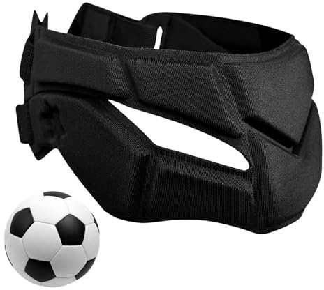 Youth Fotbollshjälm huvudskydd – Cloth Eva 25 x 8 x 1 cm | Andningsbar justerbar flagga fotboll mjuk hjälm | Lätt huvudskydd Gear för pojkar tonåringar sportträning