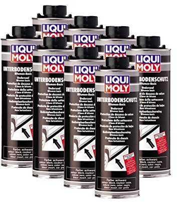 Liqui Moly 8X 6112 Unterbodenschutz Bitumen schwarz Dose Unterboden-Schutz 1L