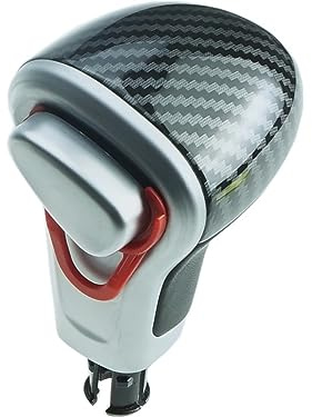 Newtown2700-parts Schaltknauf im Carbon-Look kompatibel für Audi A3 8P A4 B8 8K A5 8T A6 4F C6 Q5 8R Q7 Automatik