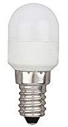 Ampoule LED Ecolux pour réfrigérateur, 230 V, Ø 2,5 cm/L 6,3 cm, E14, 2,3 W 2700 K 200 lm 160°, opale