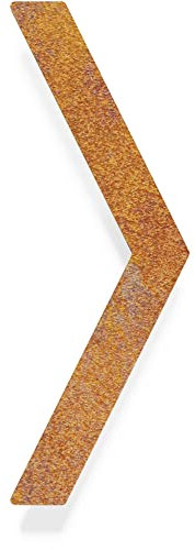 Vintage Pfeil-Schild für Hinweis- & WC-Schilder - selbstklebend - Richtung rechts - Retro Design P-01-R