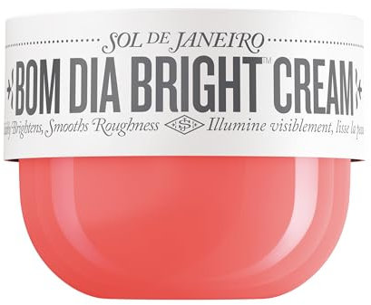 Sol de Janeiro Sichtbar aufhellende und glättende Bom Dia AHA Körpercreme, 240 ml.
