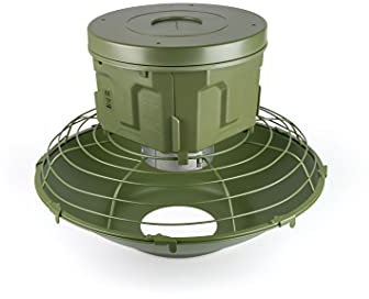 EUROHUNT Futterautomat Evolution, automatisierter Futterspender für Wildtiere, bis zu 6 Fütterungszeiten einstellbar, einstellbare Motordrehzahl, bis zu 30 Sekunden Lange Fütterungsintervalle