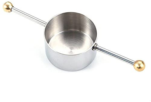 SagaSave Bar Jigger, tazza da cocktail in acciaio inox, 51-100 ml, aeratore per vino con manico per casa, bar e caffetteria
