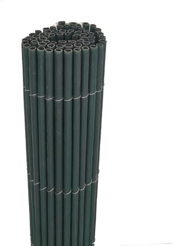 Suinga Mimbre Ocultación Verde 1x3 m | Cerramiento Mimbre Artificial Terraza Jardin PP+PE | Valla Decorativa Ocultación 90%