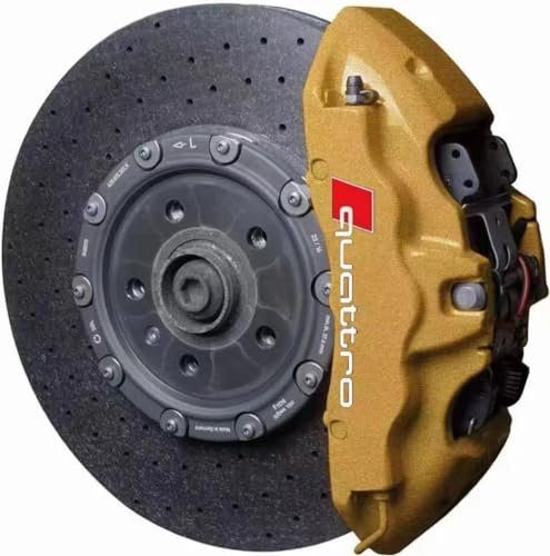 Generisch Bremssattel Aufkleber Sport passend für S-line A4 A5 A6 Sticker RS S4 S6 RS6 Auto Aufkleber Tuning Racing JDM Selbstklebendweiß Hitzebeständig
