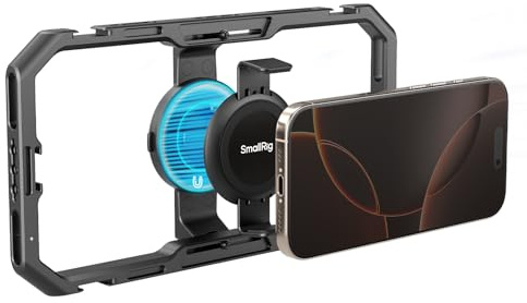 SMALLRIG Universal Quick Release Cage for Mobile Phone, magnetische Smartphone-Video-Rig-Unterstützung für MagSafe - 4299B