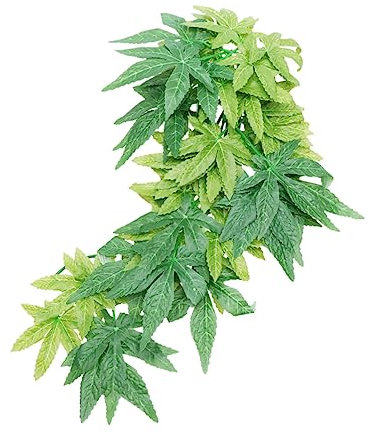 minkissy Décor De Terrarium Décorations D'aquarium Fausses Plantes D'extérieur Petit Terrarium Plantes Artificielles Suspendues Lézard Plantes Suspendues Plante e Un Verre