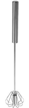 EMDMGJ Semi automatic egg beater, household multi-purpose mixer, stainless steel manual mixer, manual press type egg cream whisk, 25.5CM/30CM/35CM (three (35CM*6.5CM)