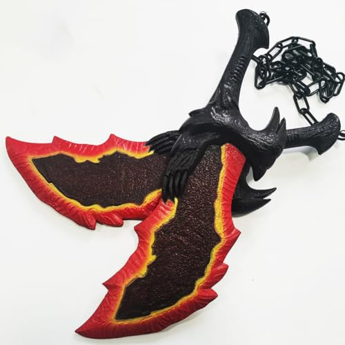 Zhongkaihua Kratos - Lames de cosplay - 45 cm - Accessoire de jeu de rôle pour adulte - Pour Halloween - Décoration de fête médiévale