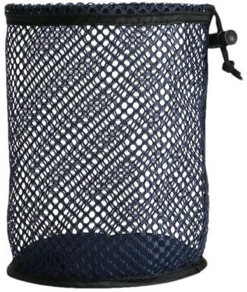 Renopfect Nylon Mesh Golf Ball Bag, Golf Mesh Bag | Nylonsäck med dragsko med sladdspänne | För golfbollar tennisbollar, gym, dusch, tvätta leksaker, dykning, utomhuscamping,