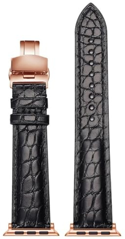 Generico Mjuk retro klockband kompatibel med 42 mm 45 mm 49 mm klockor, S10-46MM, Acetat, Ingen ädelsten