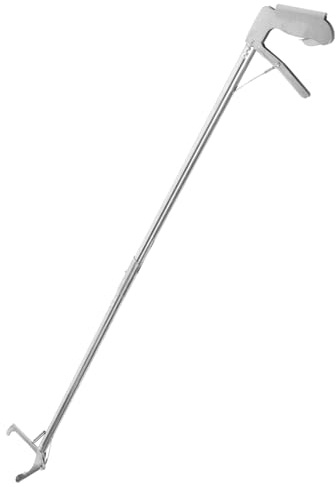 RUNROTOO Pinza Raccogli Serpenti in Acciaio Inossidabile Design Pieghevole e Leggero, Strumento Pratico per Cattura Serpenti in Giardino e Agricoltura