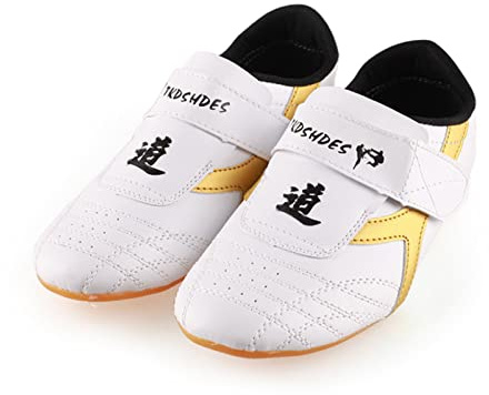 Ausla Taekwondo Skor Lättvikts Andas Kampsport Träningssneakers för Män Dam Barn med TPR Gummisulor Halkfri Bekväm