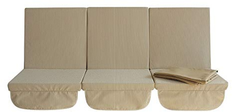 Ersatzteil komplett mit Verdeck für Hollywoodschaukel 4-Sitzer (CM170) Acryl abnehmbarer Bezug