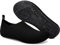 Badeschuhe Strandschuhe Wasserschuhe Aquaschuhe Schwimmschuhe Surfschuhe Wassersport Beach Pool Surfen Yoga für Damen Herren, Tw.black, 39/40 EU (Asian: 40/41)