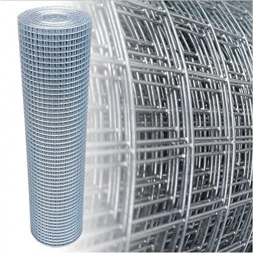 Garmix Volierendraht Verzinkt 25x25mm 4-Eck Maschendraht 150cm x 12,5m 1,05mm