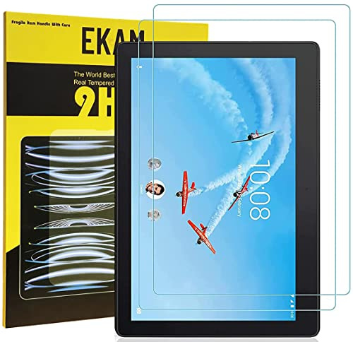 Displayschutzfolie für Lenovo Tab E10 (TB-X104F) 25,7 cm (10,1 Zoll), gehärtetes Glas, hochauflösend, blasenfrei, 2 Stück für Tablets