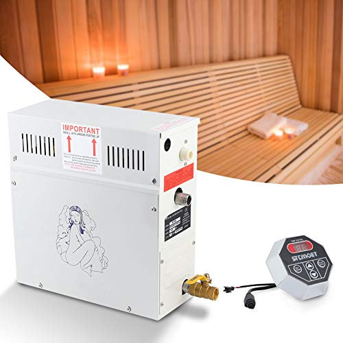 linxiaojix Generador de Vapor de Baño, Generador de Vapor de 4,5 KW 220 V, Ducha, Sauna, Calentador de Baño de Vapor para el Hogar, Sauna, SPA