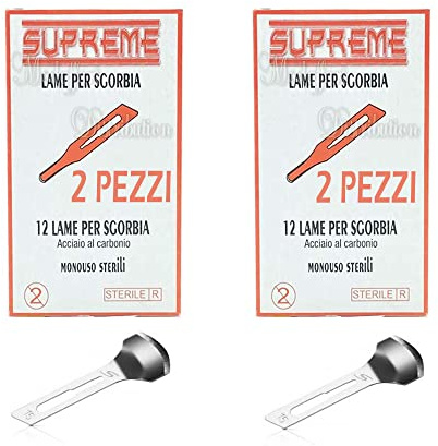 LAME PER SGORBIA MONOUSO N.15 2 PEZZI