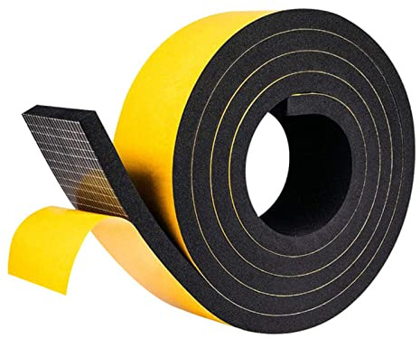 Dichtungsband Selbstklebend für Türen Fenster Fensterdichtung Schaumstoff Klebeband Selbstklebend 4m Dichtungsband (15mm*20mm)