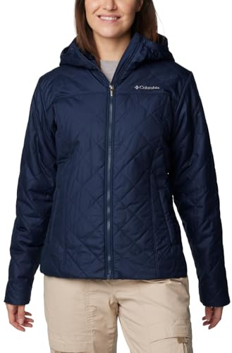 Columbia Women's Copper Crest II Hooded Jacket, Collegiate Navy, Medium