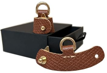 Senral Umrüstsatz kompatibel mit Longchampe LP Pouches, Schultergurtverbinder und Crossbody-Kit,Gold
