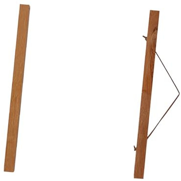 Posterrahmen, Magnetischer Bilderrahmen, Sägemehl-Posteraufhänger, Magnetischer Posteraufhänger mit 4 Holzstreifen für Poster, Drucke, Fotos, Stoff (30cm)